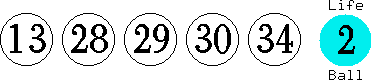 13 28 29 30 34 (02)
