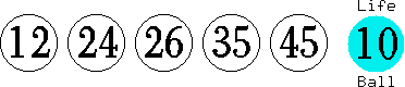 12 24 26 35 45 (10)