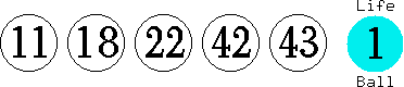 11 18 22 42 43 (01)