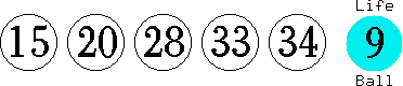 15 20 28 33 34 (09)