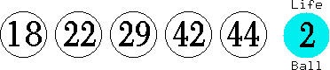 18 22 29 42 44 (02)