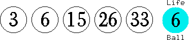 03 06 15 26 33 (06)
