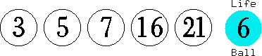 03 05 07 16 21 (06)