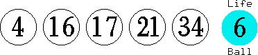 04 16 17 21 34 (06)