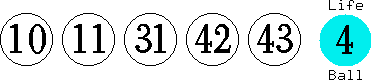 10 11 31 42 43 (04)