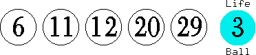 06 11 12 20 29 (03)