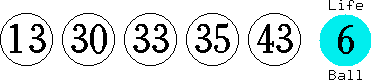 13 30 33 35 43 (06)
