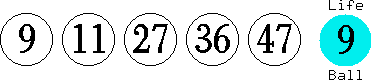 09 11 27 36 47 (09)