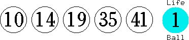 10 14 19 35 41 (01)