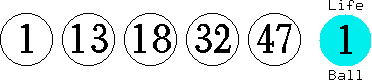 01 13 18 32 47 (01)