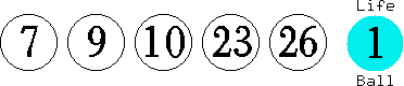 07 09 10 23 26 (01)