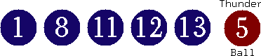 01 08 11 12 13 (05)