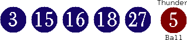 03 15 16 18 27 (05)