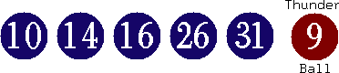10 14 16 26 31 (09)