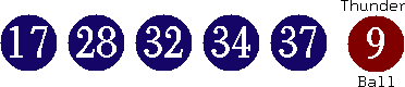17 28 32 34 37 (09)