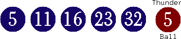 05 11 16 23 32 (05)
