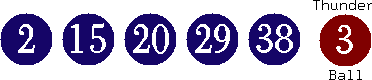 02 15 20 29 38 (03)