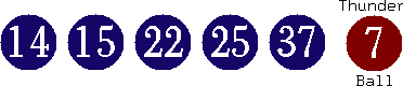 14 15 22 25 37 (07)