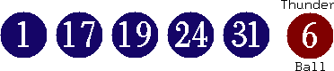 01 17 19 24 31 (06)