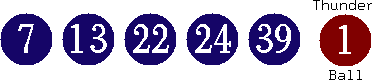07 13 22 24 39 (01)