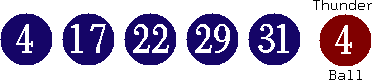 04 17 22 29 31 (04)