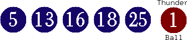 05 13 16 18 25 (01)