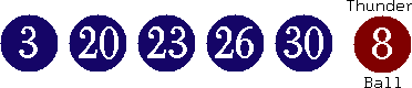 03 20 23 26 30 (08)