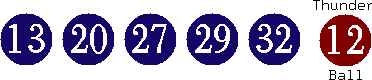 13 20 27 29 32 (12)
