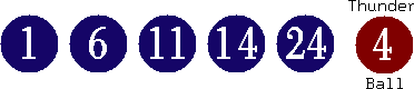 01 06 11 14 24 (04)
