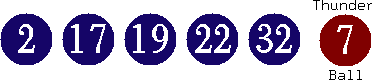 02 17 19 22 32 (07)