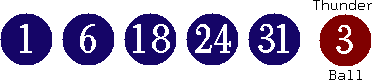 01 06 18 24 31 (03)