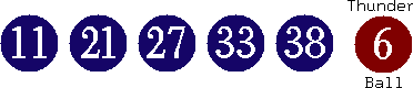 11 21 27 33 38 (06)