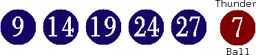 09 14 19 24 27 (07)