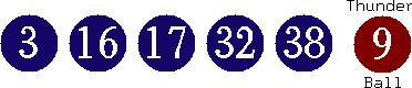 03 16 17 32 38 (09)
