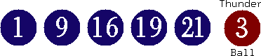 01 09 16 19 21 (03)