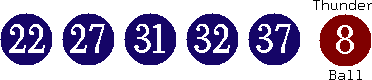 22 27 31 32 37 (08)