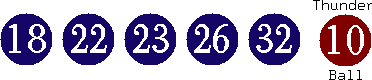 18 22 23 26 32 (10)