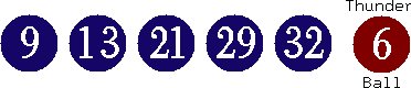 09 13 21 29 32 (06)