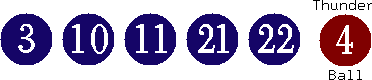 03 10 11 21 22 (04)
