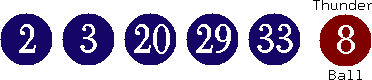 02 03 20 29 33 (08)
