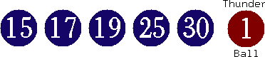 15 17 19 25 30 (01)