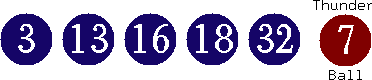 03 13 16 18 32 (07)