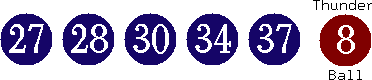 27 28 30 34 37 (08)