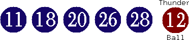 11 18 20 26 28 (12)