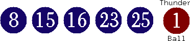 08 15 16 23 25 (01)
