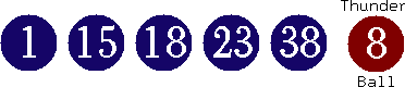 01 15 18 23 38 (08)