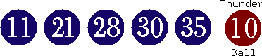 11 21 28 30 35 (10)
