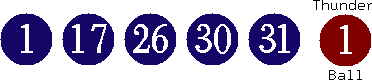 01 17 26 30 31 (01)