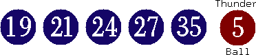 19 21 24 27 35 (05)