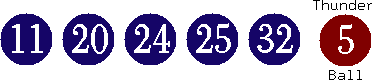 11 20 24 25 32 (05)